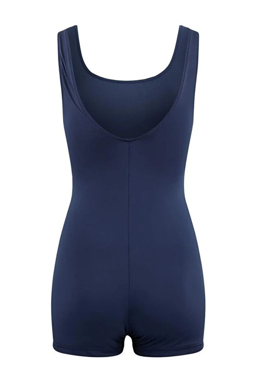 Square Neck Covered Surfing Shorts Basic Swimsuit