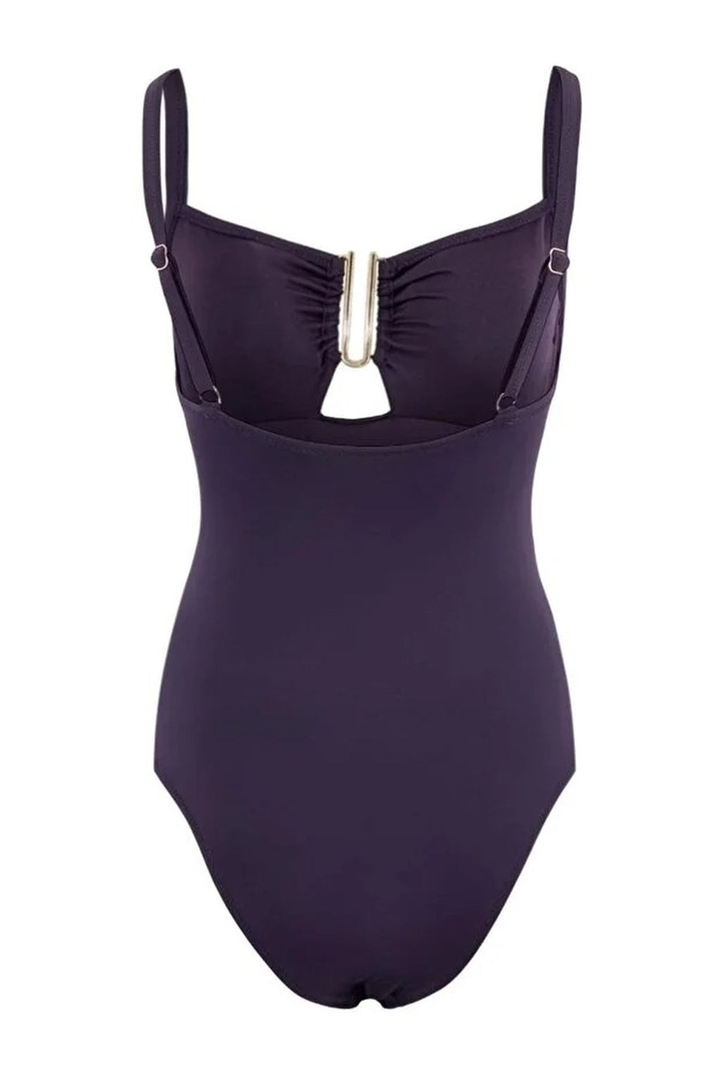 Square Neck Covered Draped Regular Swimsuit with Accessories