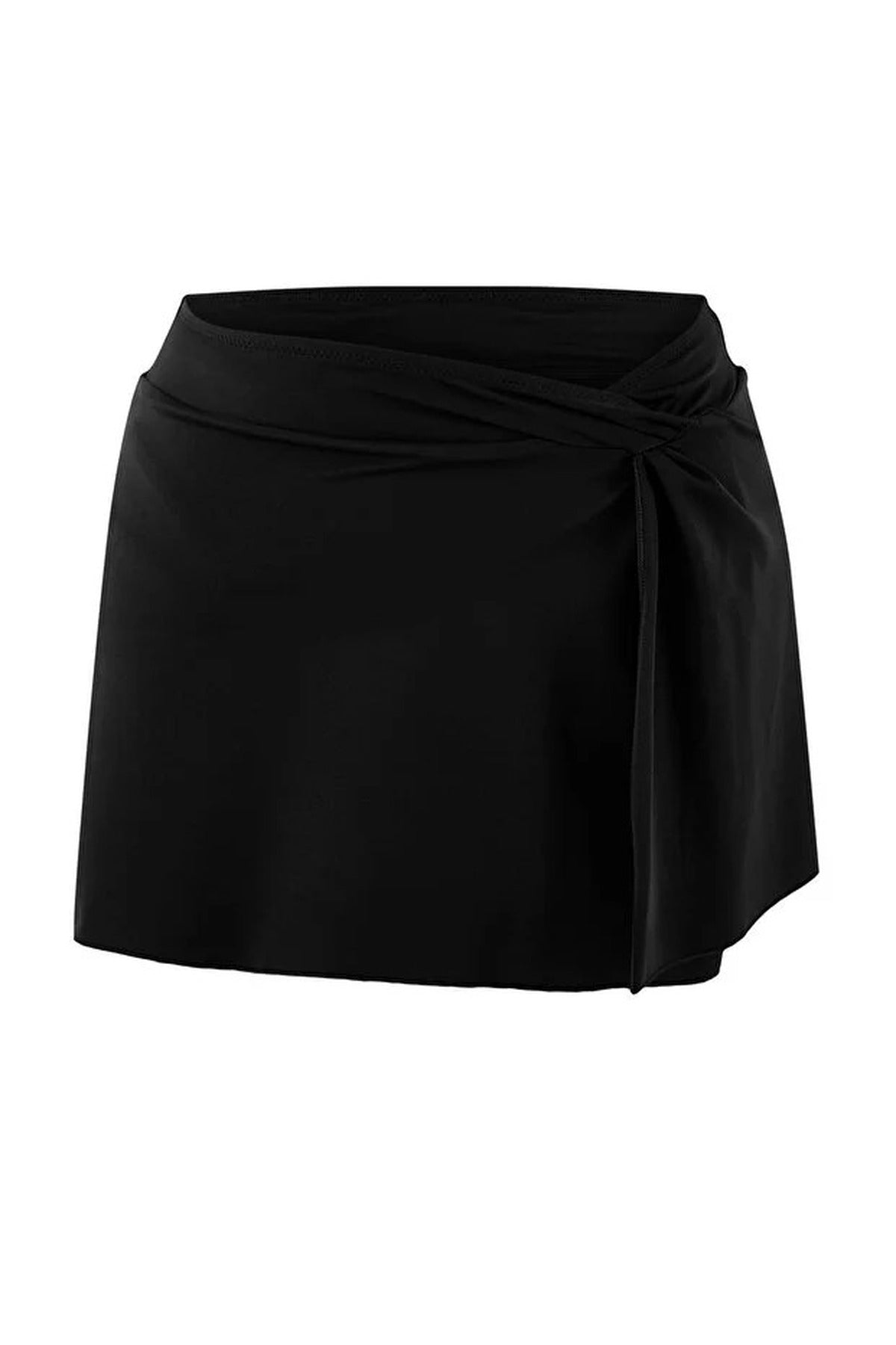 Regular Waist Slit Detail Skirt Bikini Bottom
