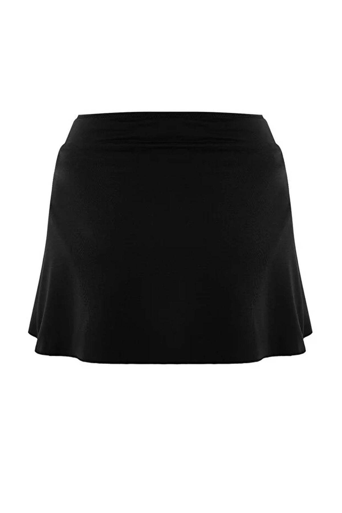 Regular Waist Slit Detail Skirt Bikini Bottom