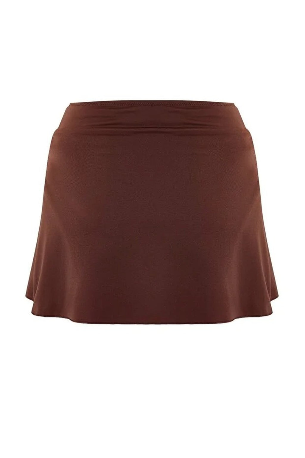 Regular Waist Slit Detail Skirt Bikini Bottom