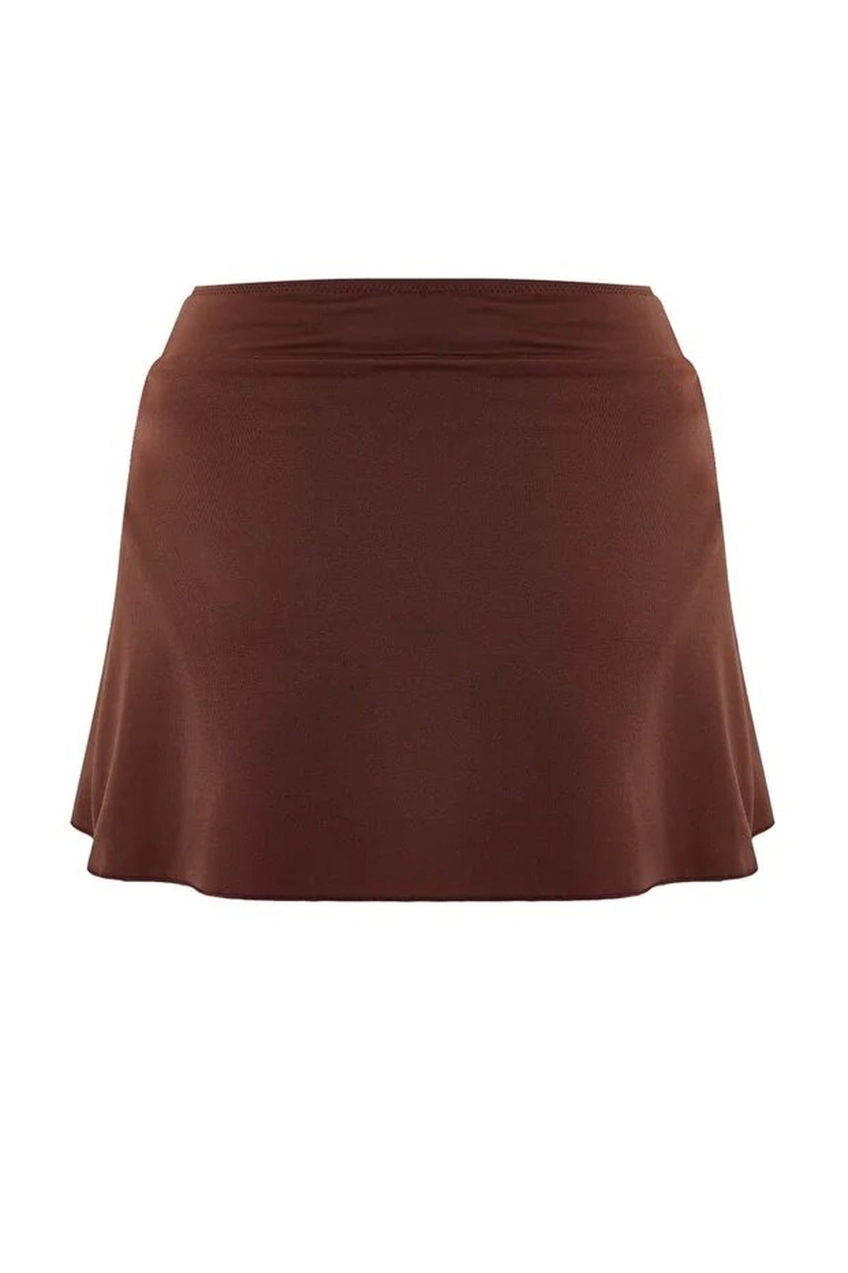 Regular Waist Slit Detail Skirt Bikini Bottom