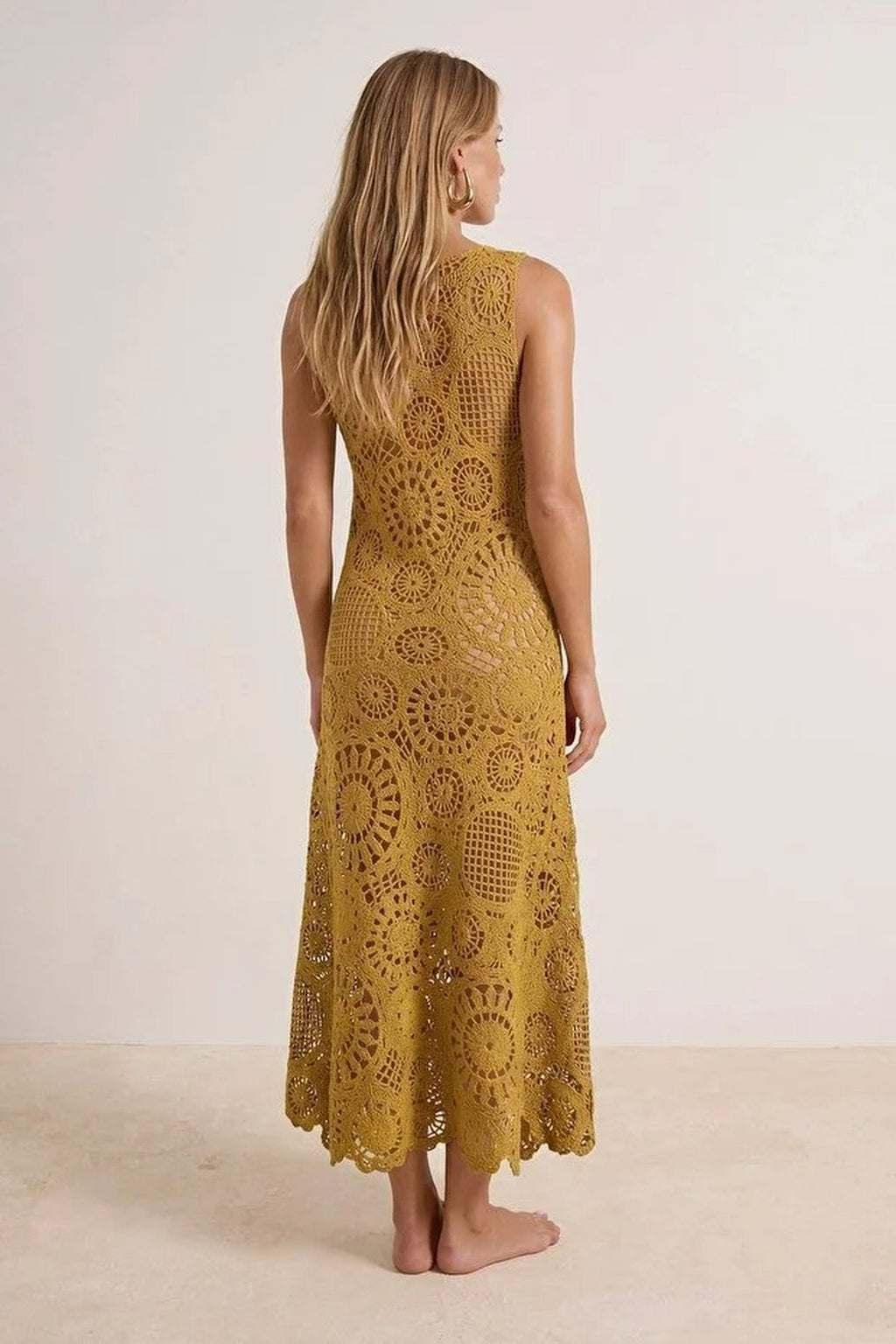 Knitted Maxi Beach Dress
