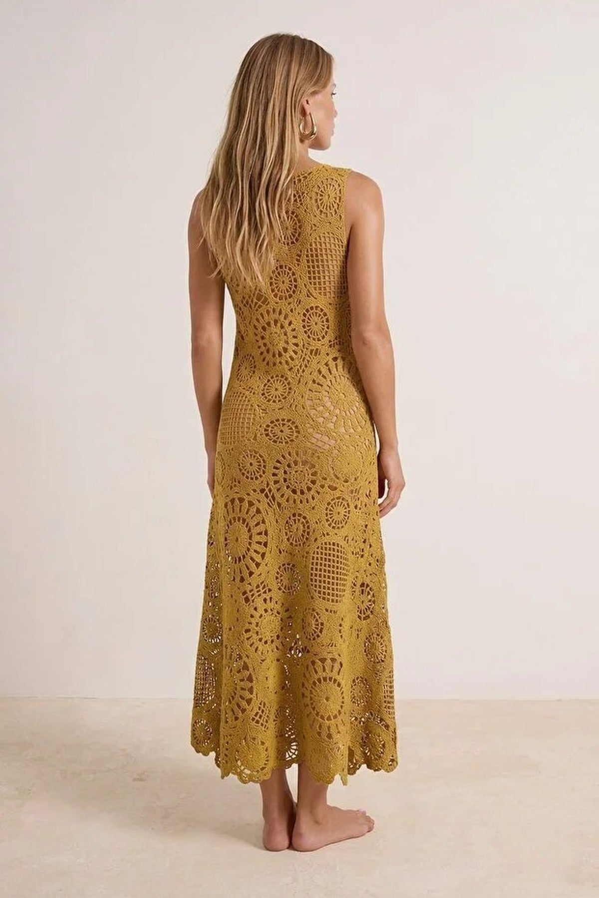 Knitted Maxi Beach Dress