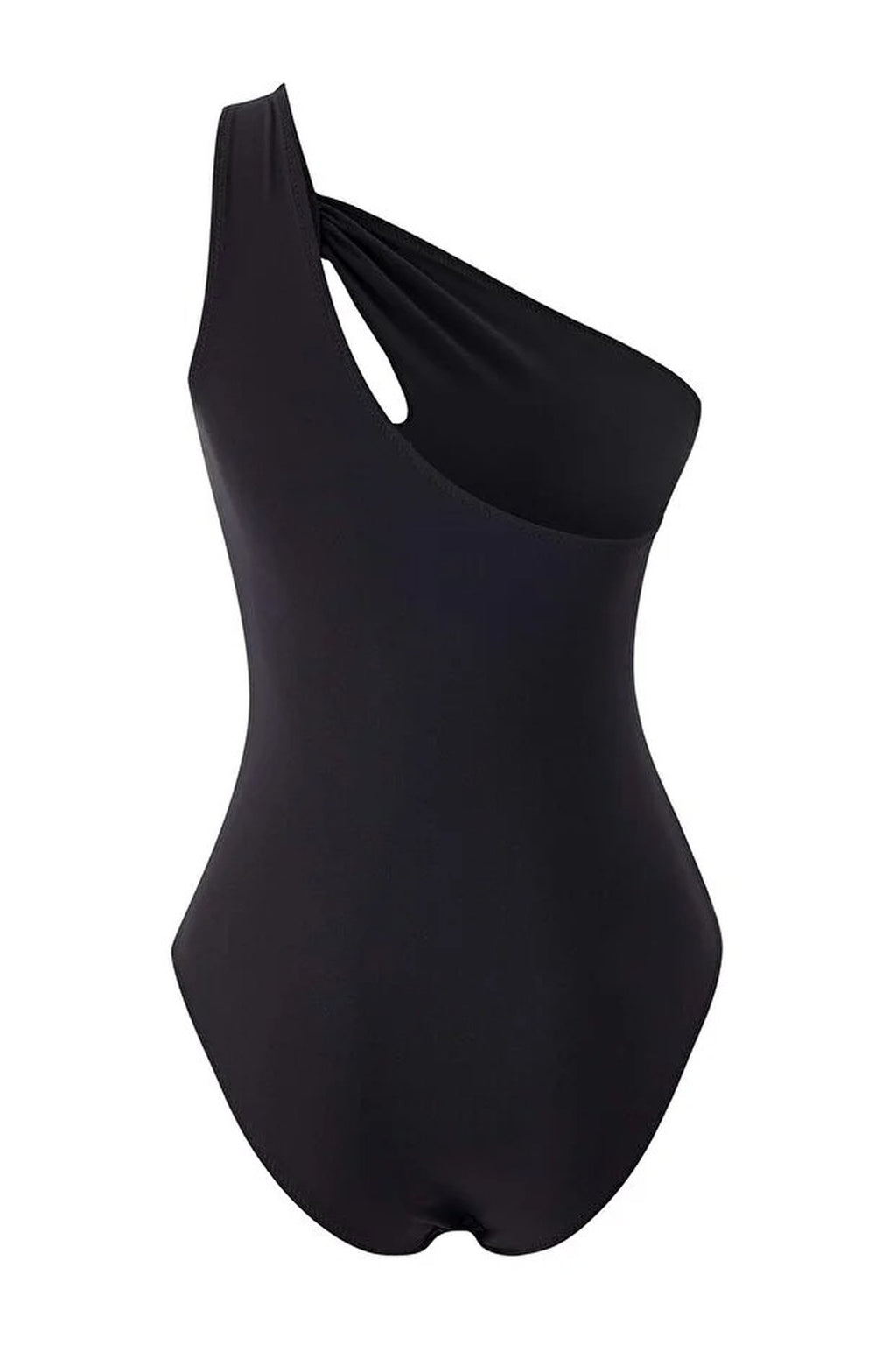 One Shoulder Cut Out Detail Padded Regular Swimsuit