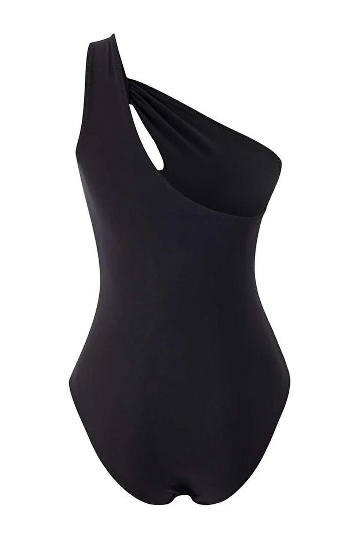 One Shoulder Cut Out Detail Padded Regular Swimsuit