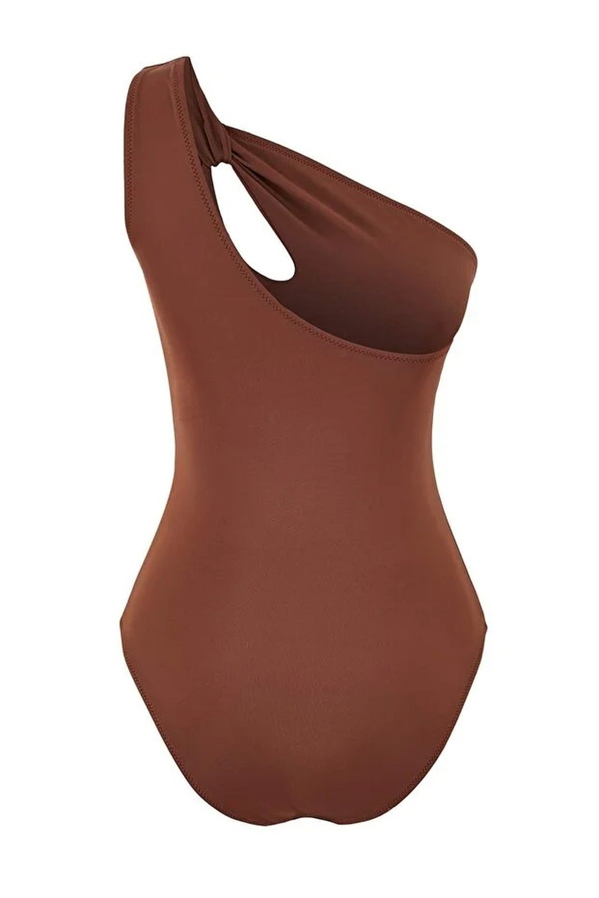 One Shoulder Cut Out Detail Padded Regular Swimsuit