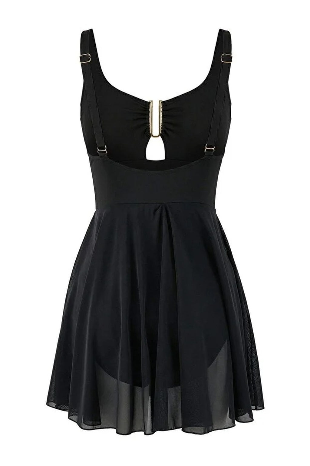 Accessory U-Neck Covered Regular Swimsuit