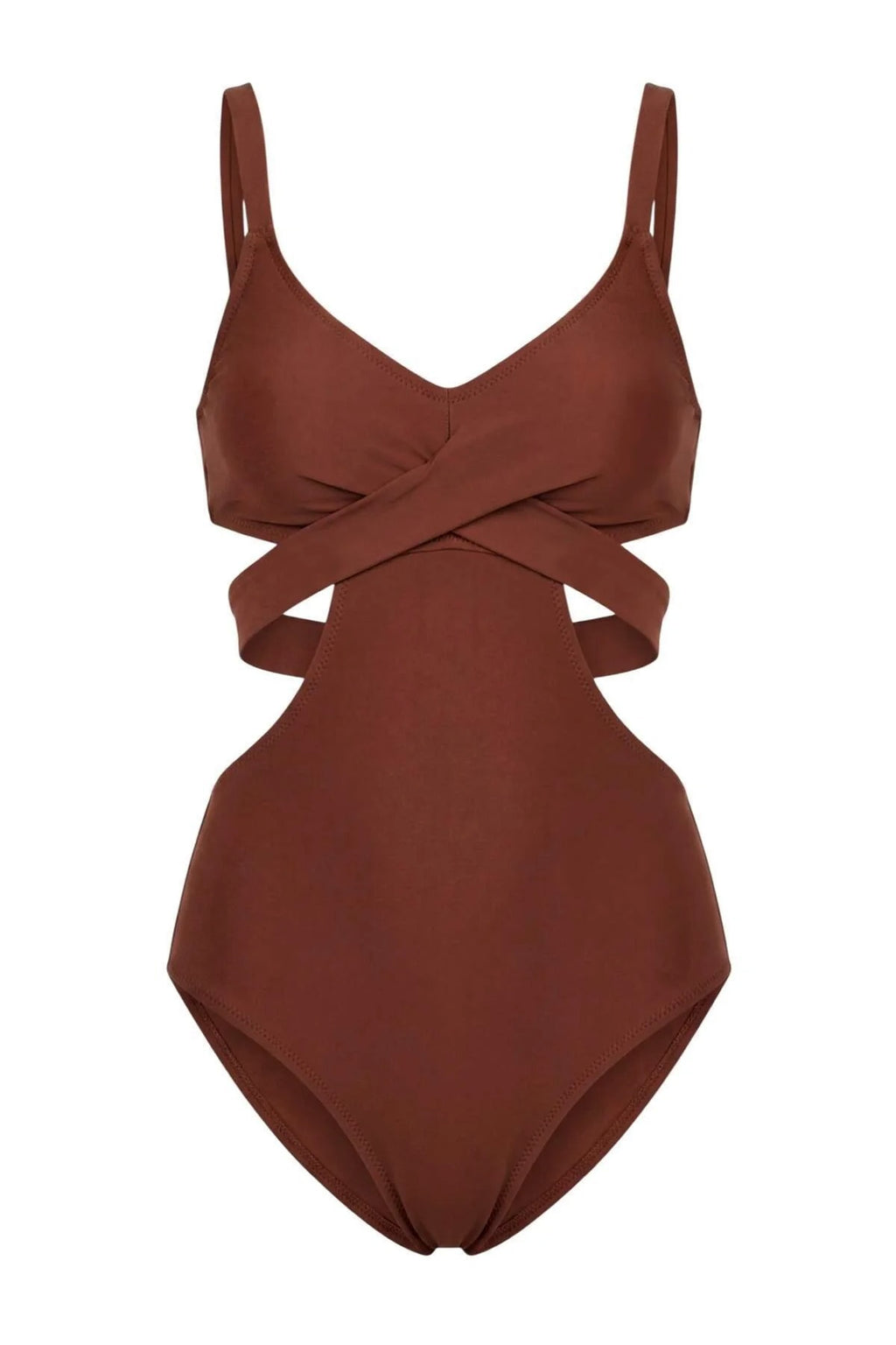 Cut Out Detail Padded Regular Swimsuit
