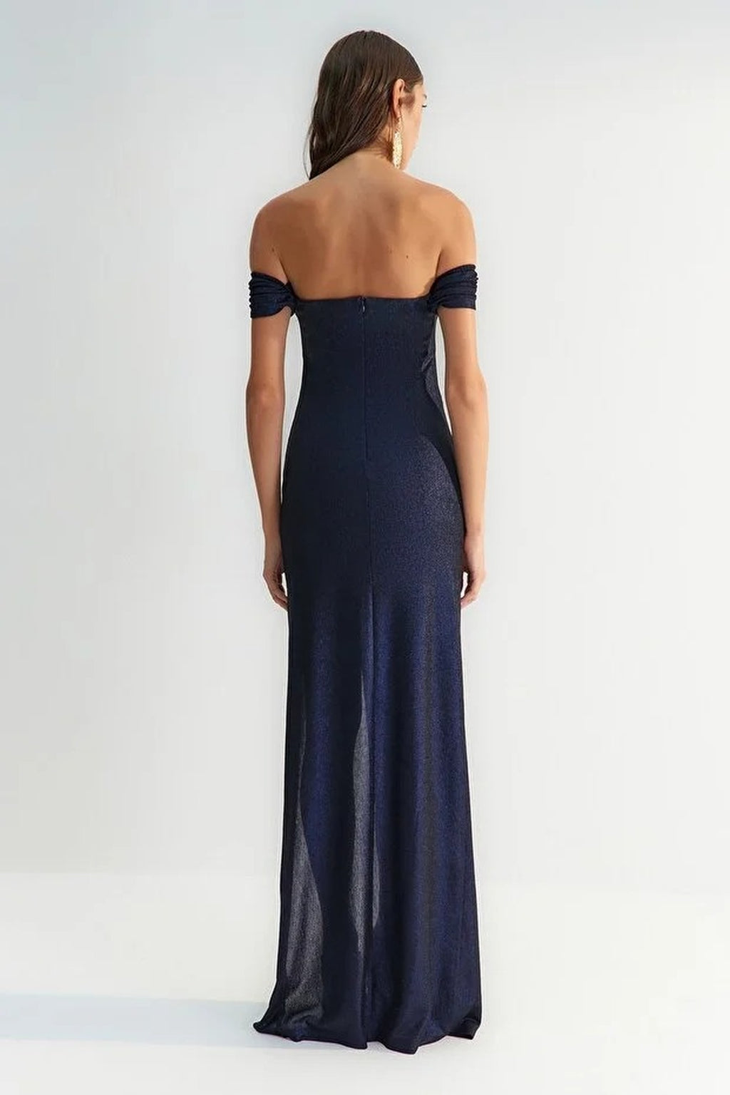 Evening Dress with Sun Accessory Details
