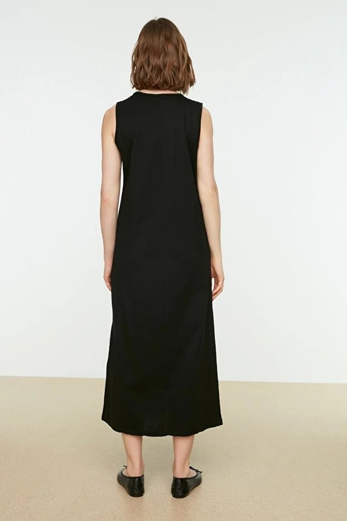 Sleeveless Long Lined Undershirt Dress