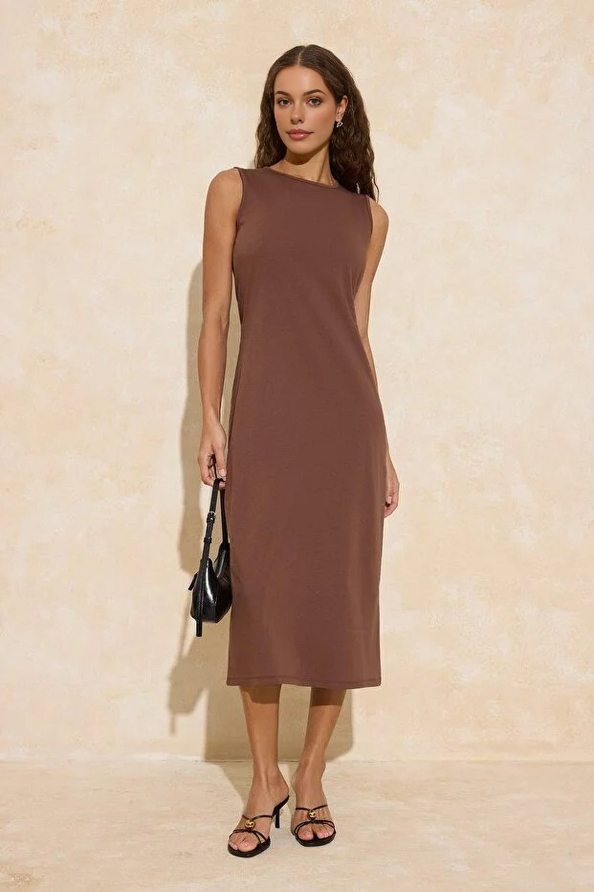 Sleeveless Long Lined Undershirt Dress