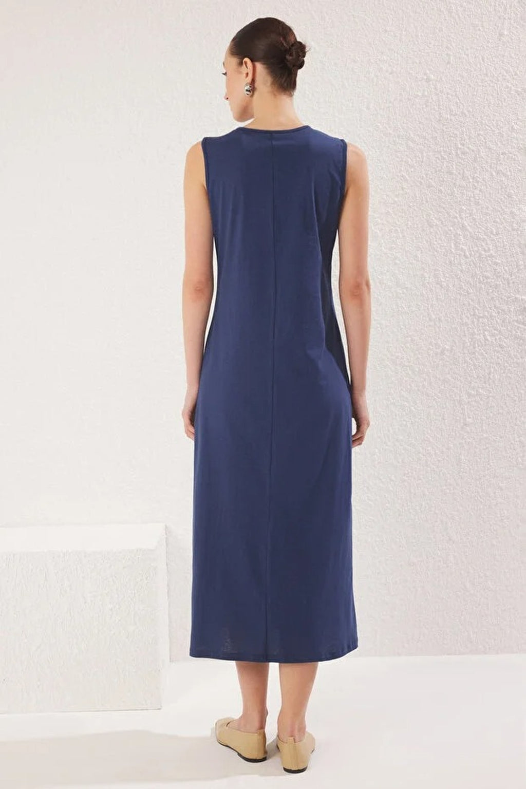 Sleeveless Long Lined Undershirt Dress