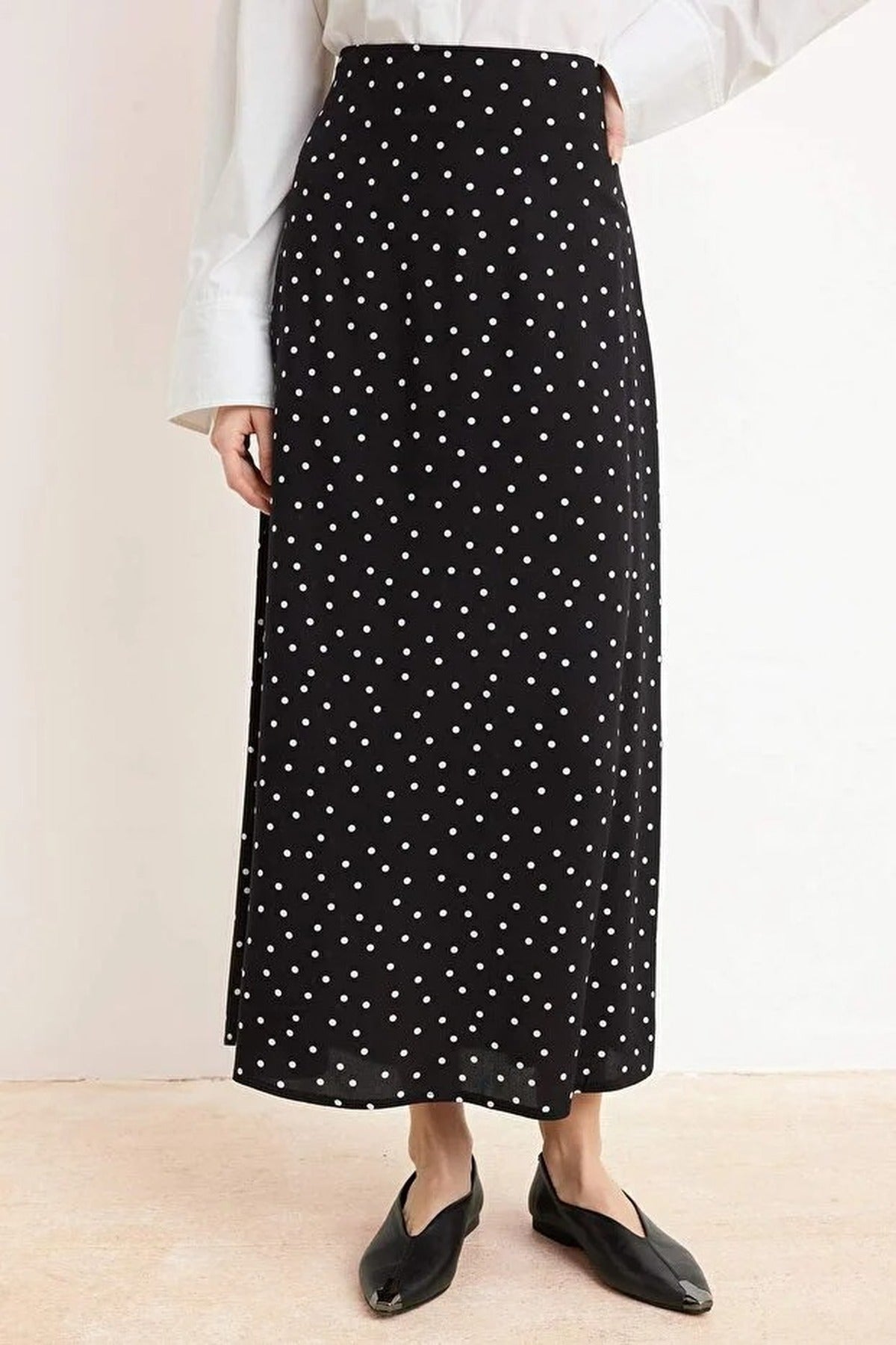 Patterned Bell-Shaped Skirt
