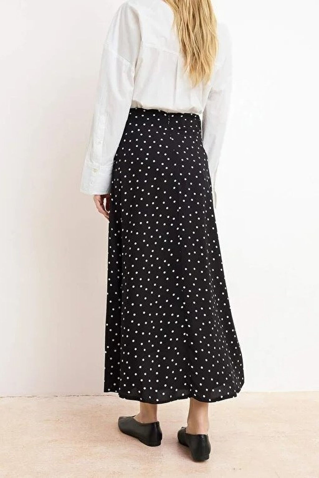 Patterned Bell-Shaped Skirt