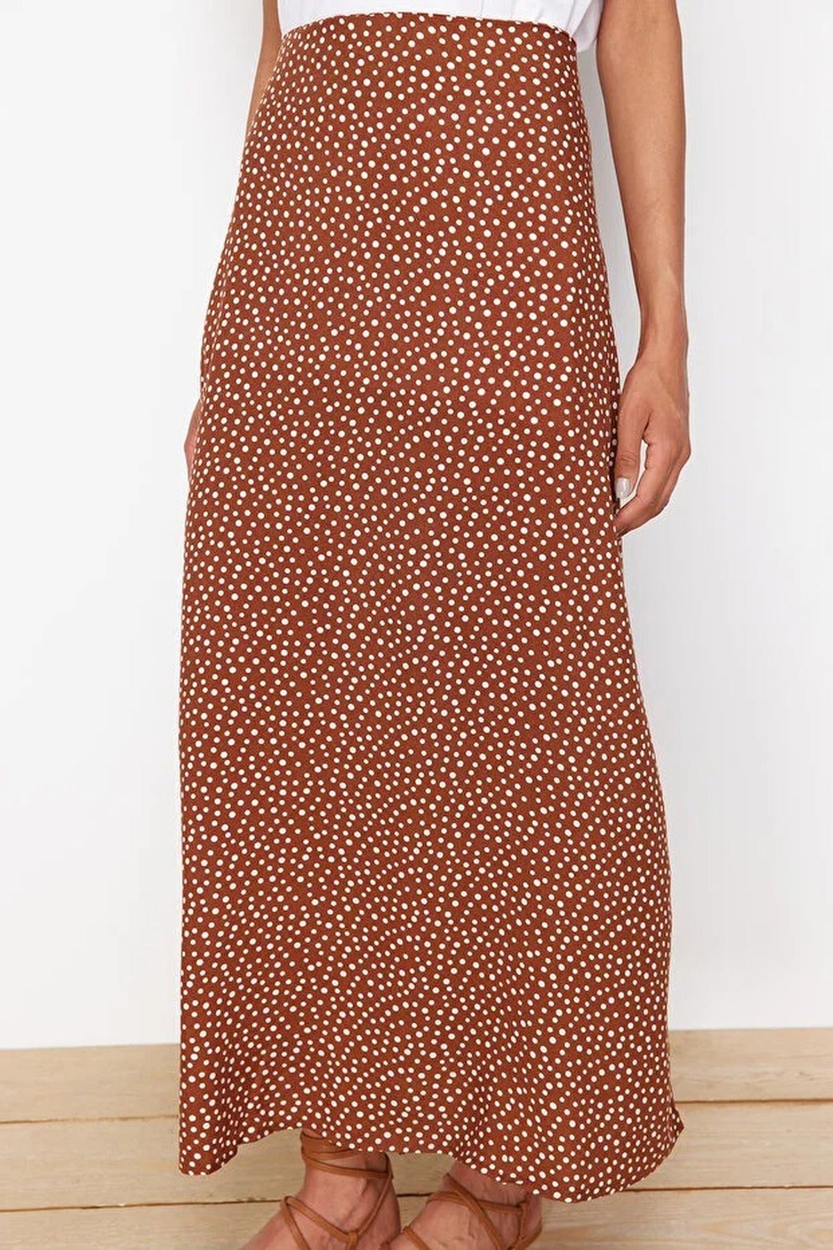 Patterned Bell-Shaped Skirt