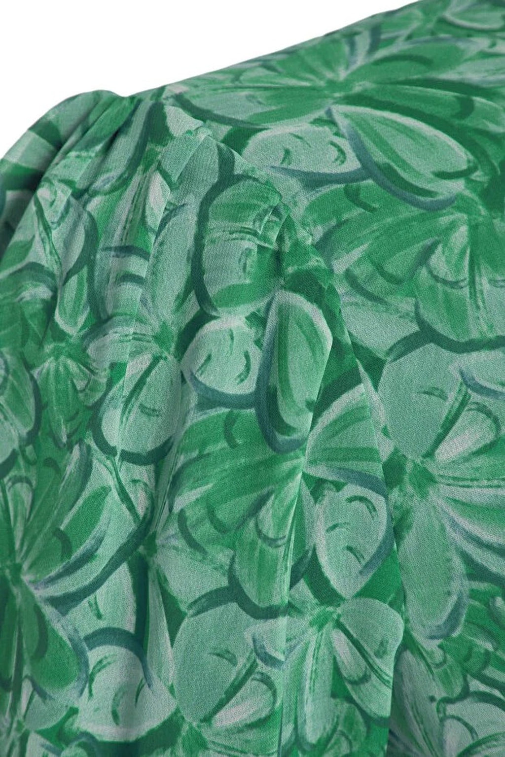 Ruffled Lined Woven Chiffon Dress