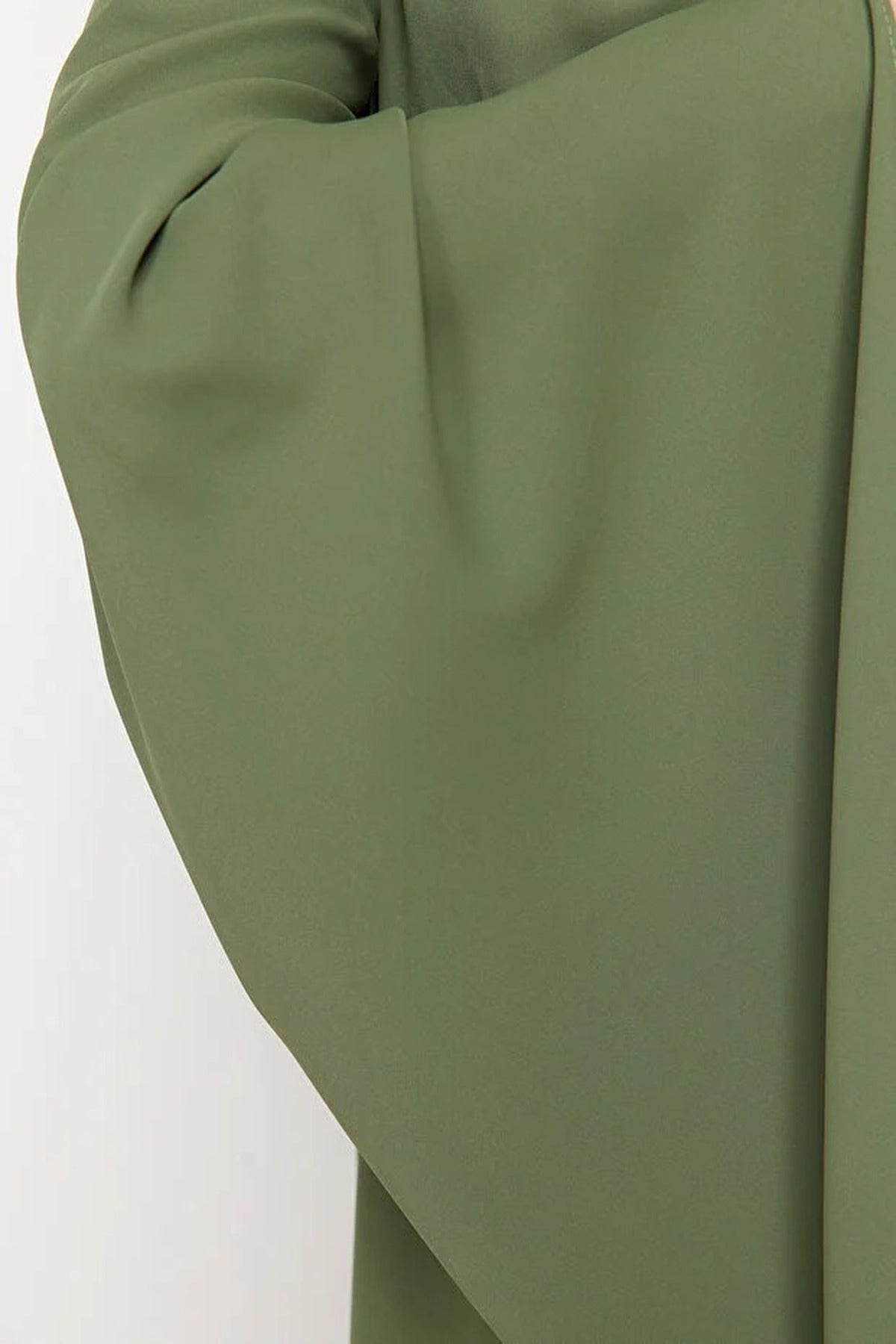 Draped Long Sleeve Maxi Dress with Asymmetric Detail