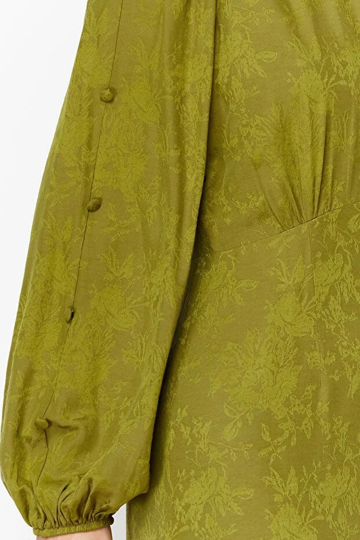 Jacquard Floral Woven Dress