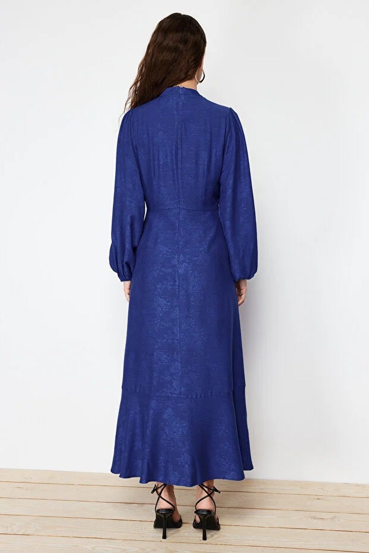 Jacquard Floral Woven Dress