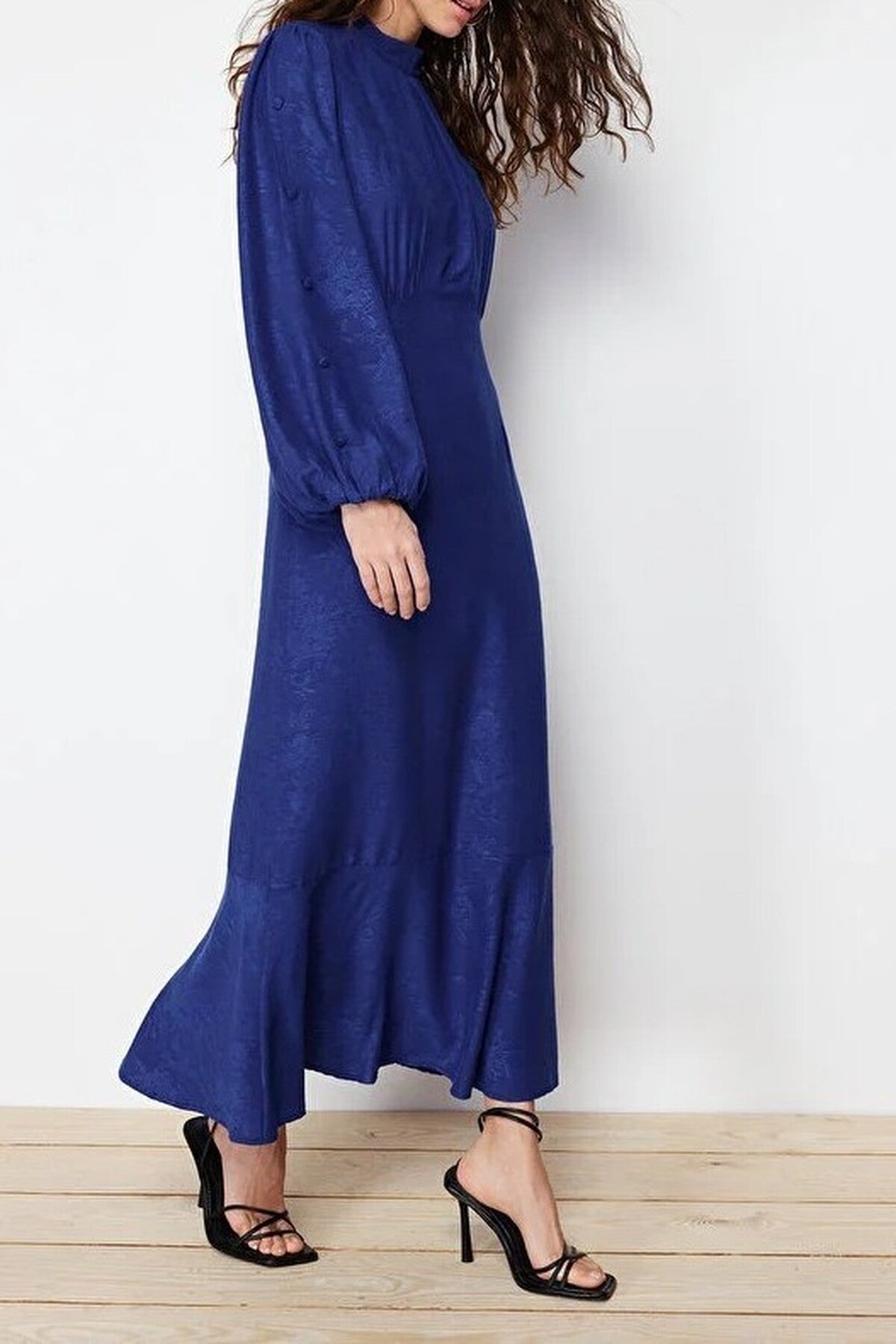 Jacquard Floral Woven Dress
