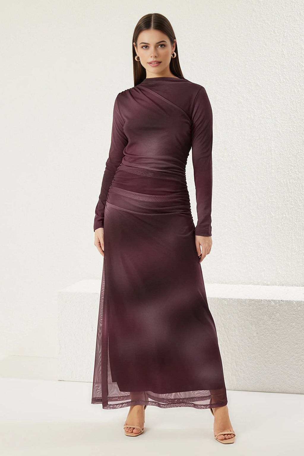 Gradient Knitted Dress