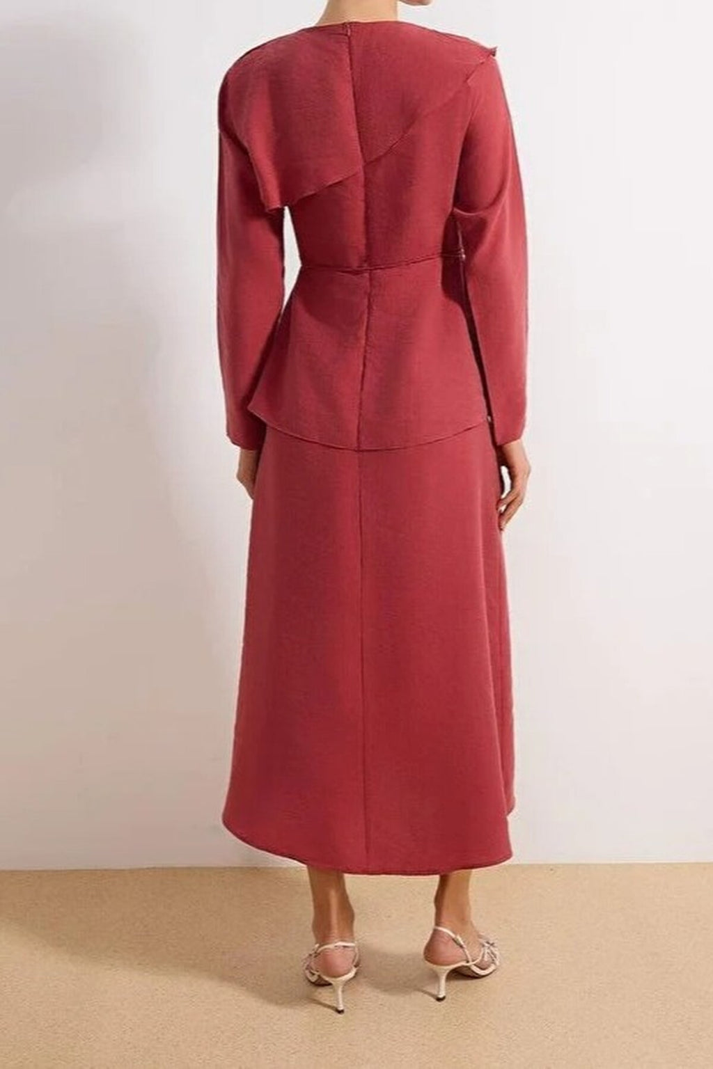 Belted Woven Dress
