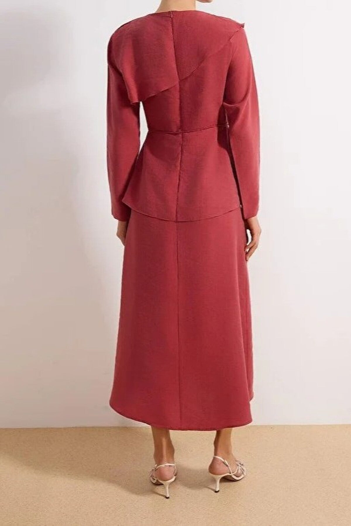 Belted Woven Dress