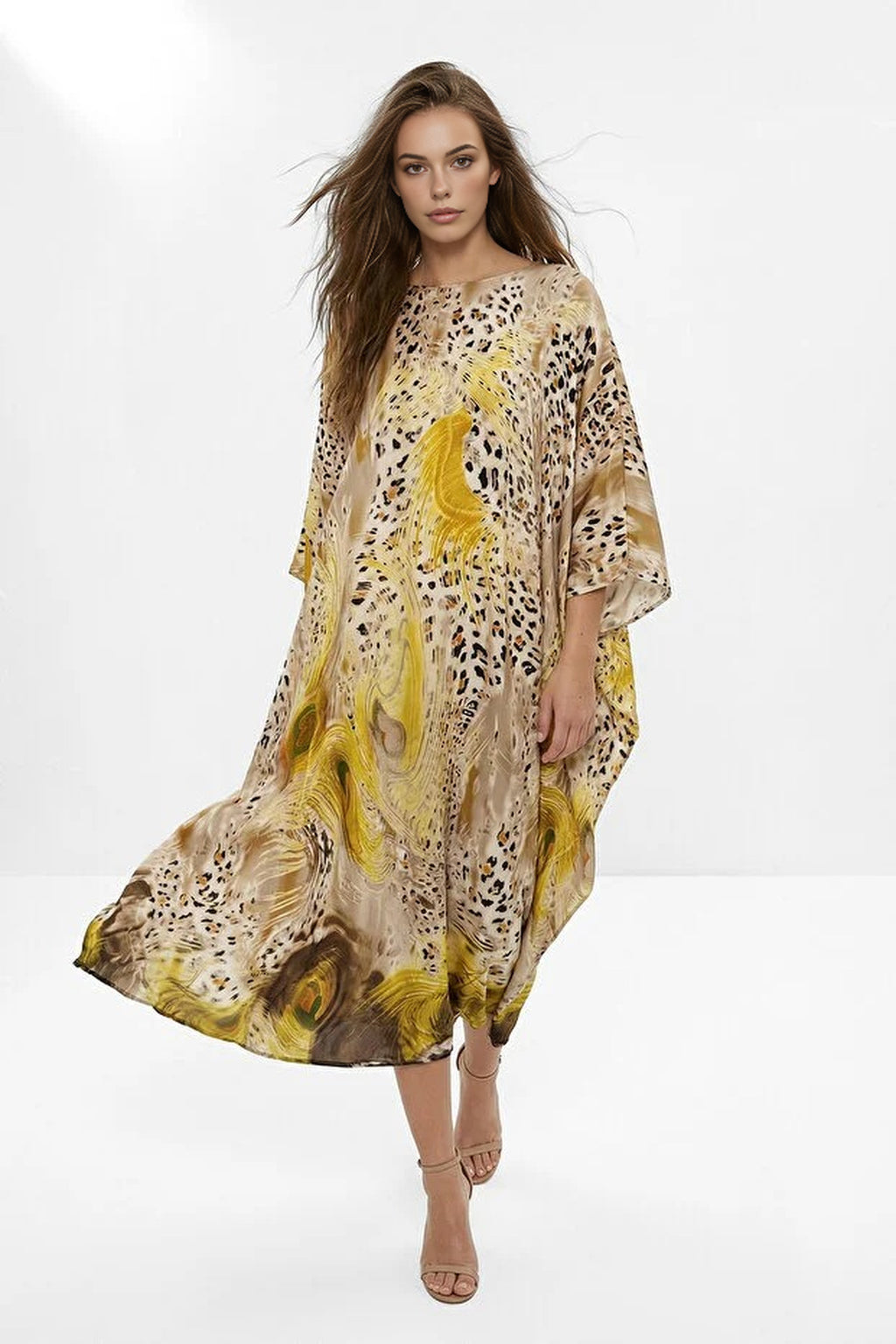 Animal Print Unlined Dress