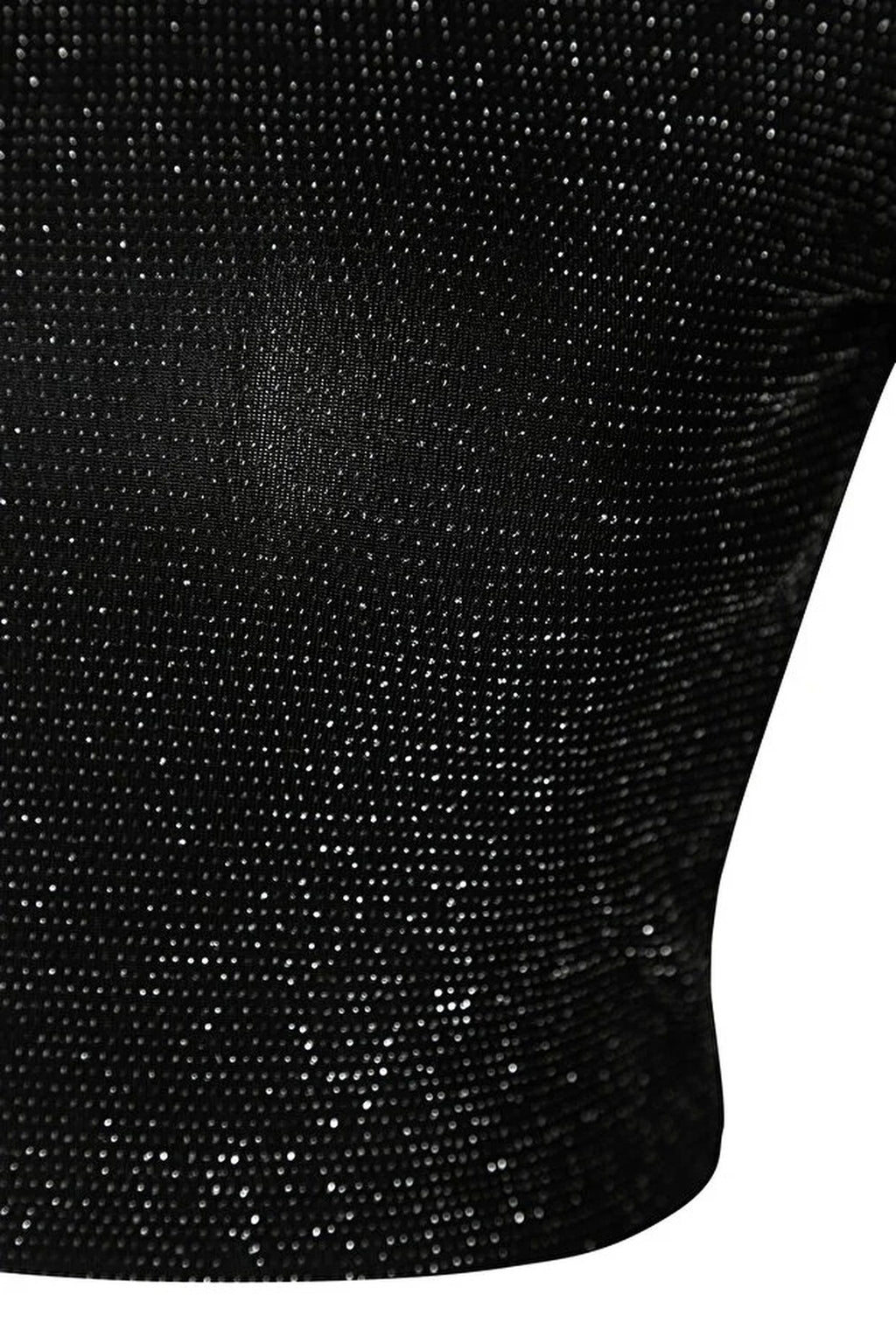Crop Blouse with Back Detail and Glittery Embellishments