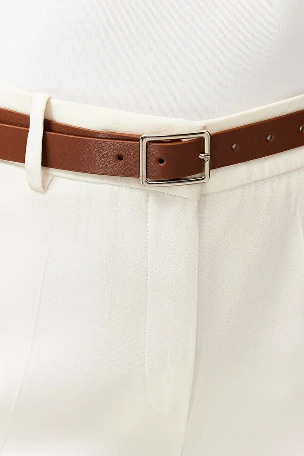 Double Pack Square Buckle Women's Belt