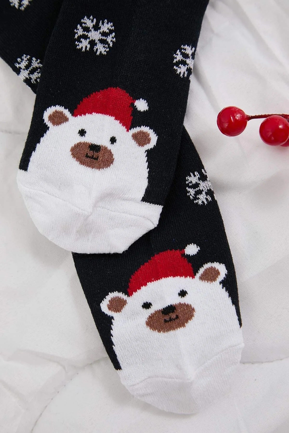 3 Pack Jacquard Knit Christmas Socks
