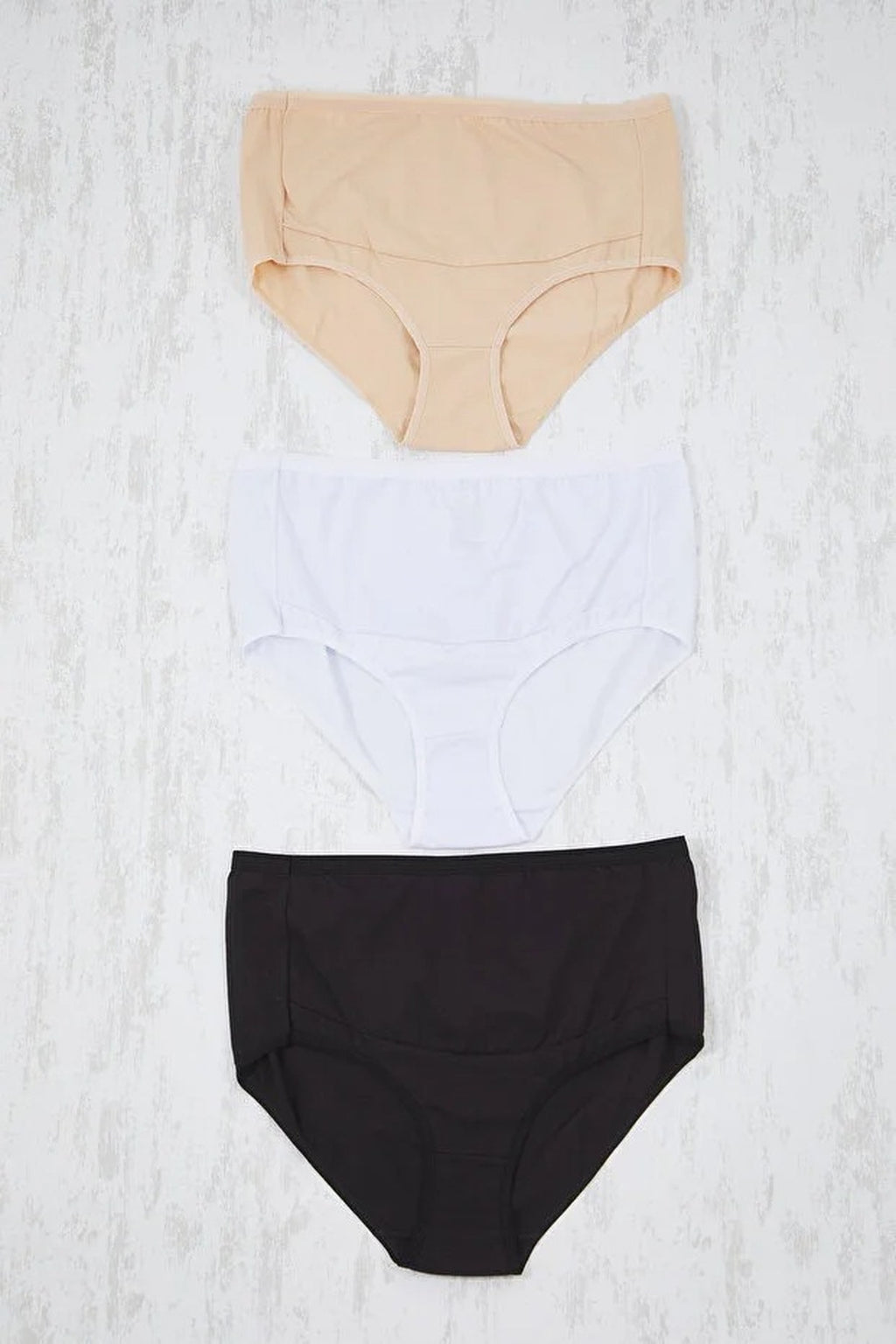 3-Pack Cotton Lycra Hipster Knitted Maternity Panties