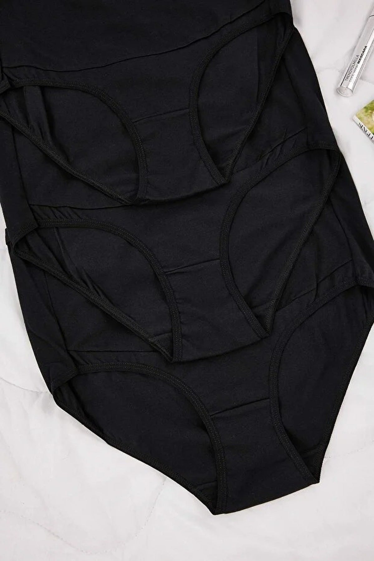 3-Pack Cotton Lycra Hipster Knitted Maternity Panties