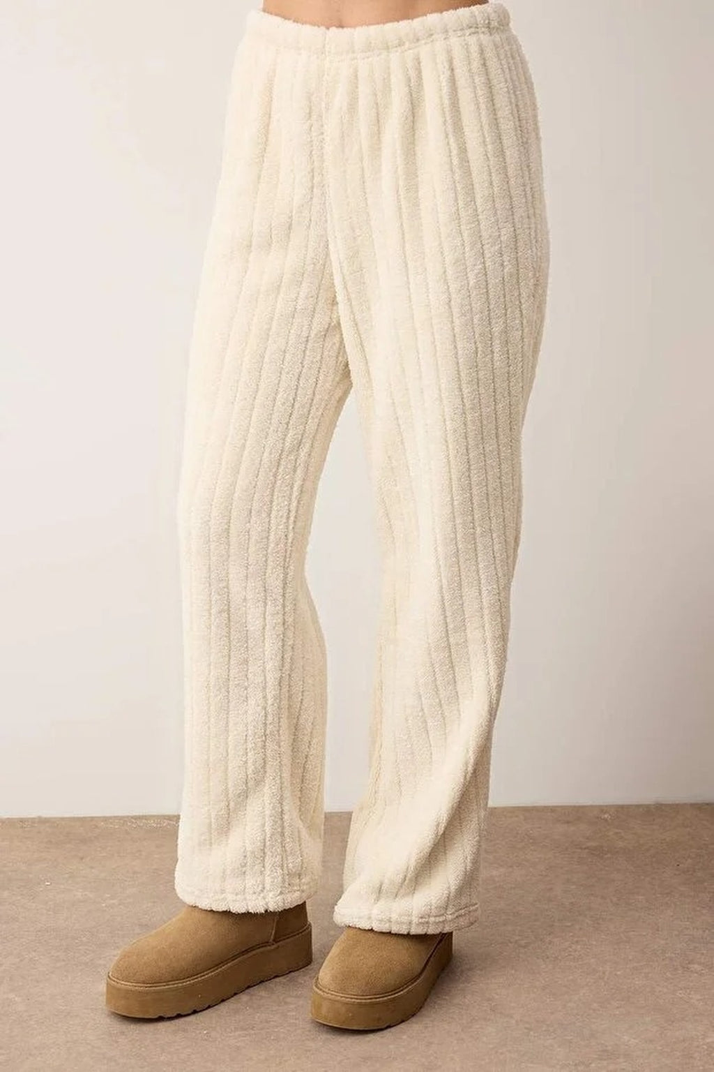 2-Piece Cherry Pattern Wellsoft Knitted Pajama Set