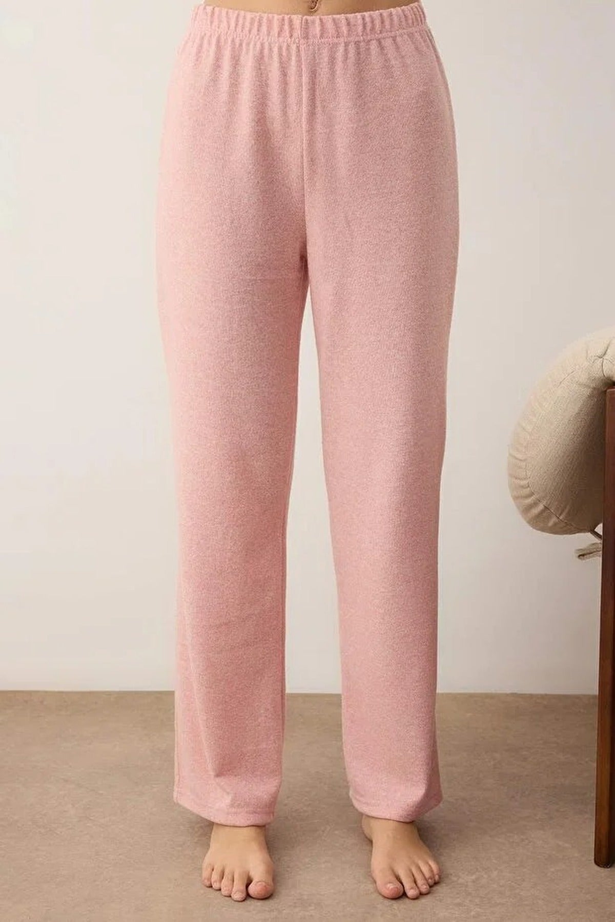 2-Piece Wrap-Around Soft Touch Winter Knitted Pajama Set