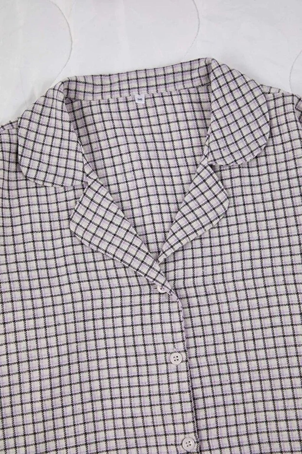 2-Piece Cotton Winter Plaid Flannel Woven Pajama Set