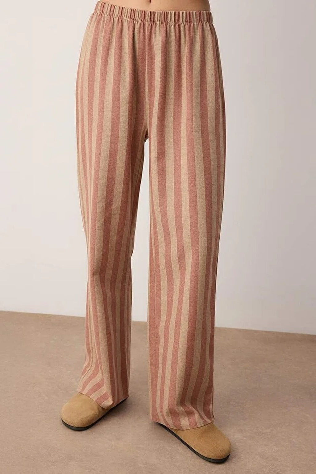 2-Piece Cotton Winter Plaid Flannel Woven Pajama Set