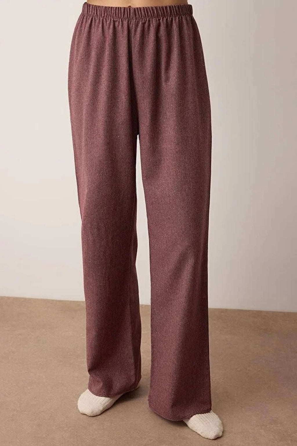 2-Piece Cotton Winter Plaid Flannel Woven Pajama Set