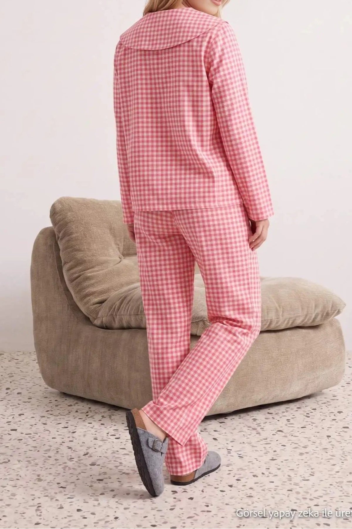 Long Sleeve Open Neck Shirt and Trouser Set