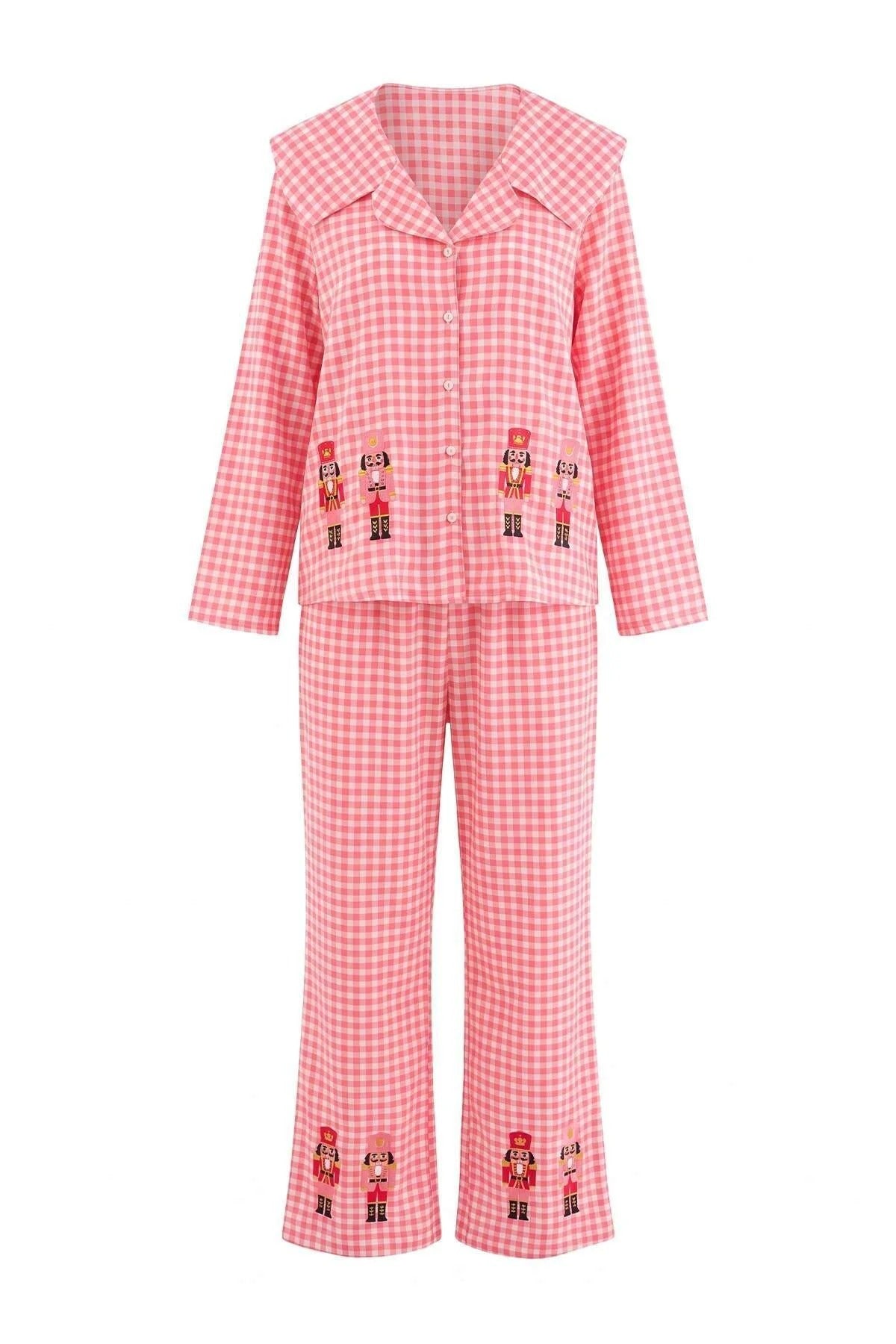 Long Sleeve Open Neck Shirt and Trouser Set