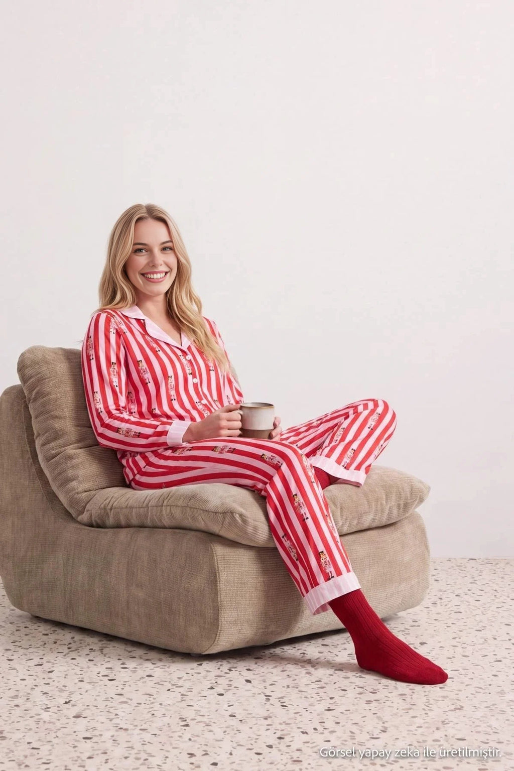 Christmas Toy Soldier Long Sleeve Shirt and Trouser Pyjama Set