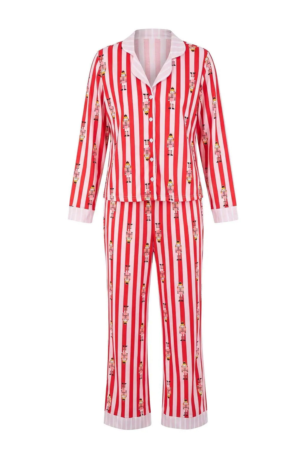 Christmas Toy Soldier Long Sleeve Shirt and Trouser Pyjama Set