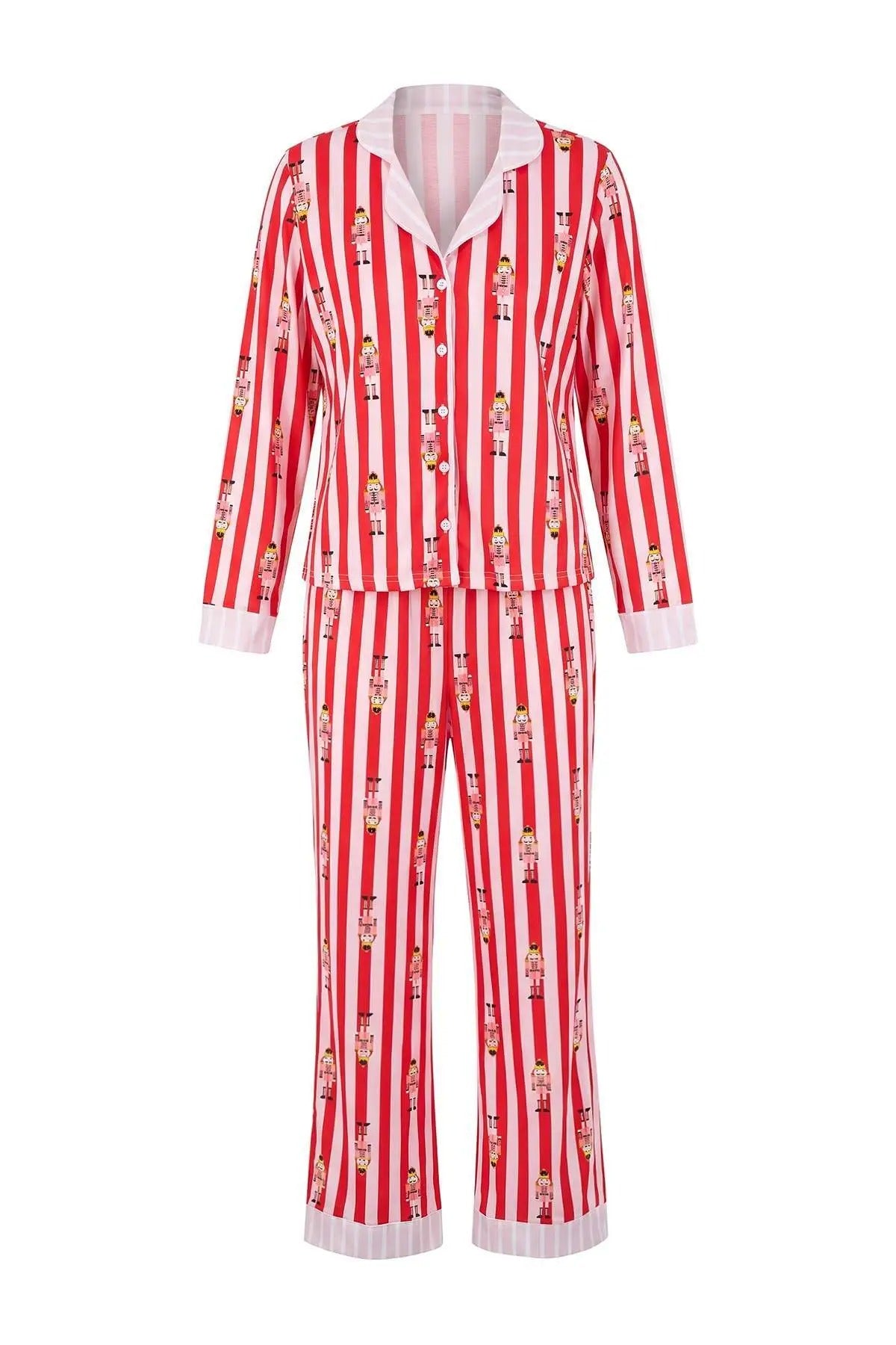 Christmas Toy Soldier Long Sleeve Shirt and Trouser Pyjama Set