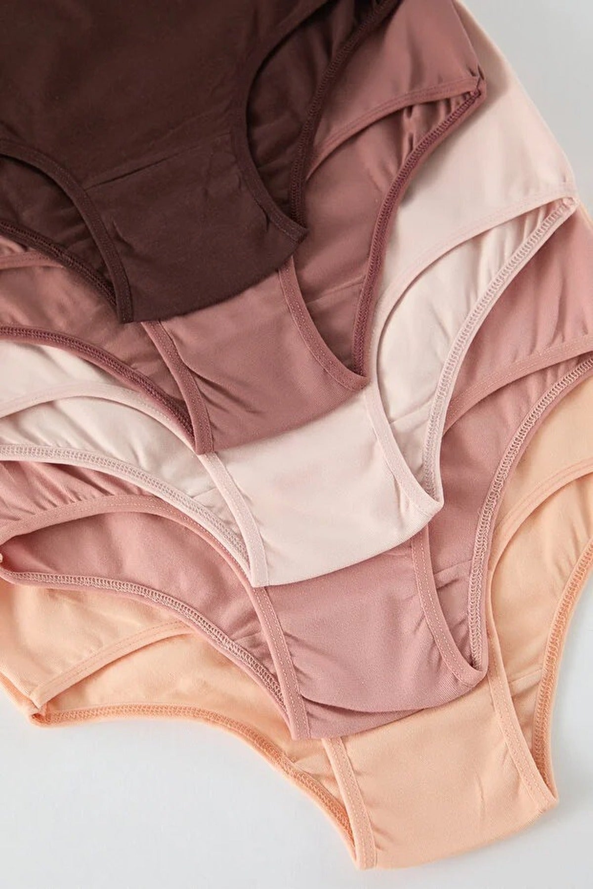 5-Pack Cotton High-Waisted Hipster Knitted Panties