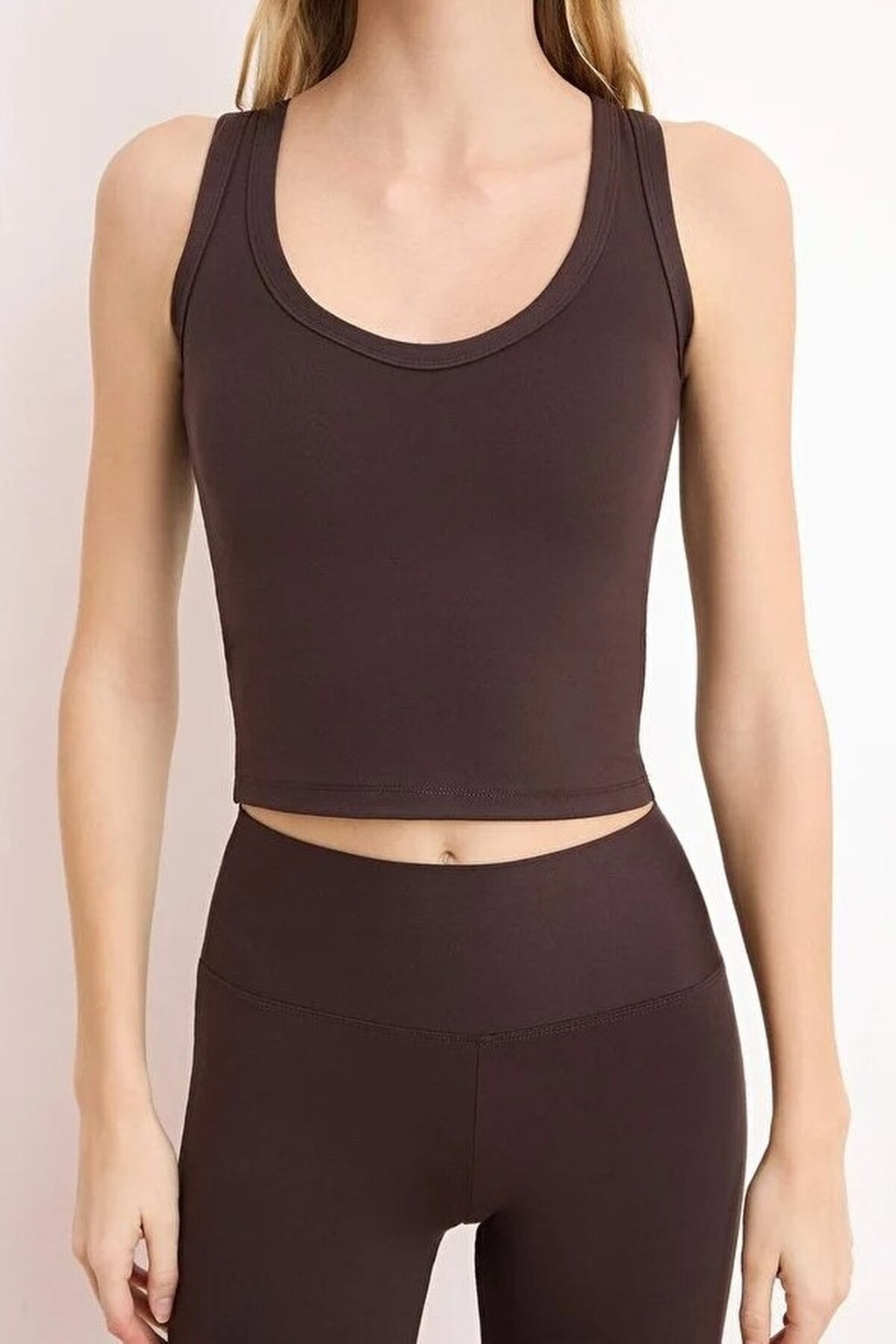Brushed Soft Fabric Knitted Sport Blouse