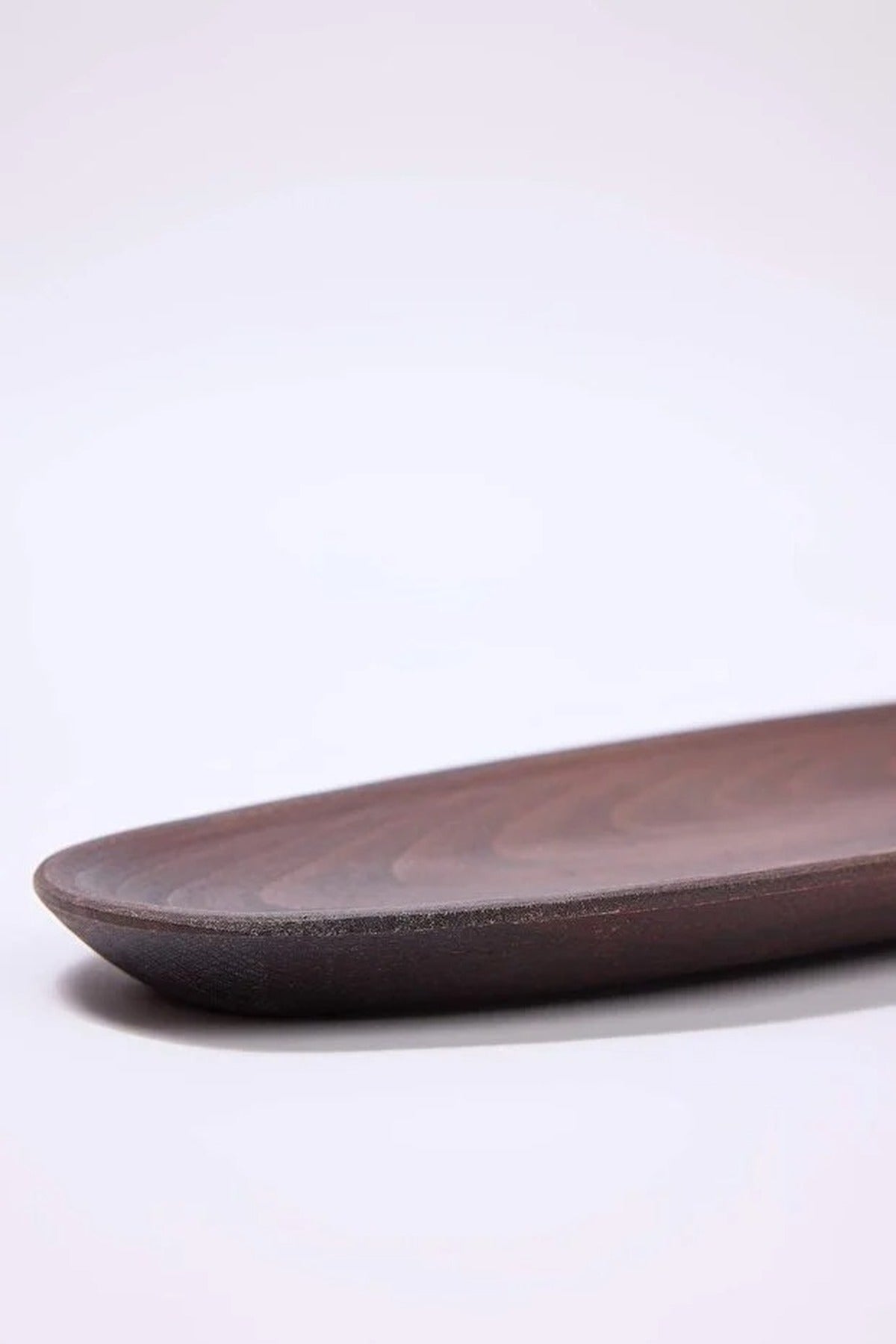 Asymmetrical Wooden Serving Plate 12mm x 30cm
