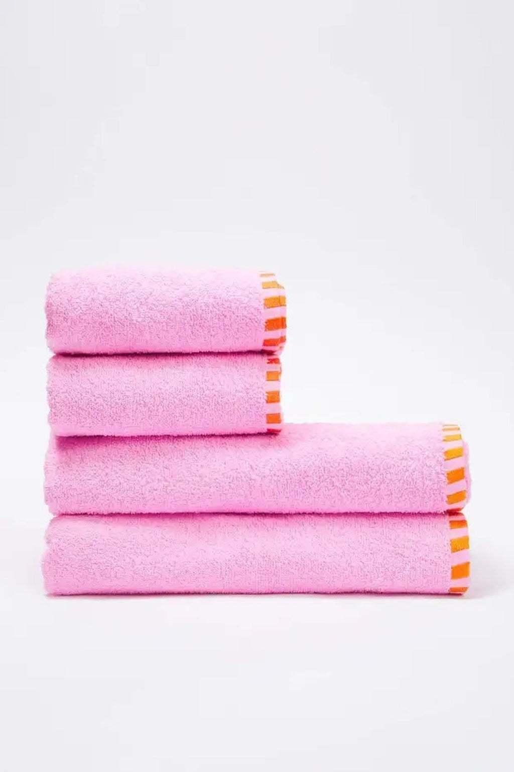 4 Piece Towel Set - 2 Face Towels 50x80cm & 2 Bath Towels 70x140cm