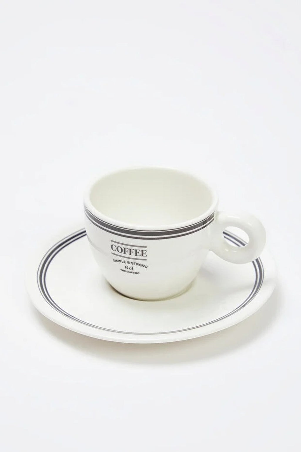 2-Piece Printed Coffee Cup Set 60 ml