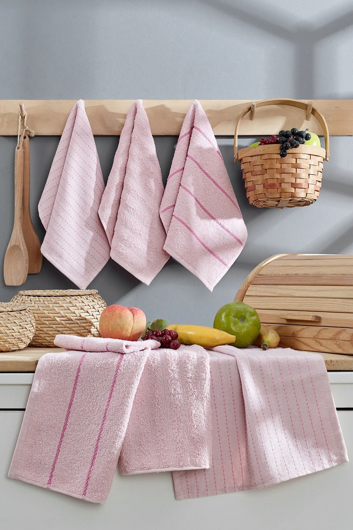 6-Piece Kitchen Towel Set 30x45cm 